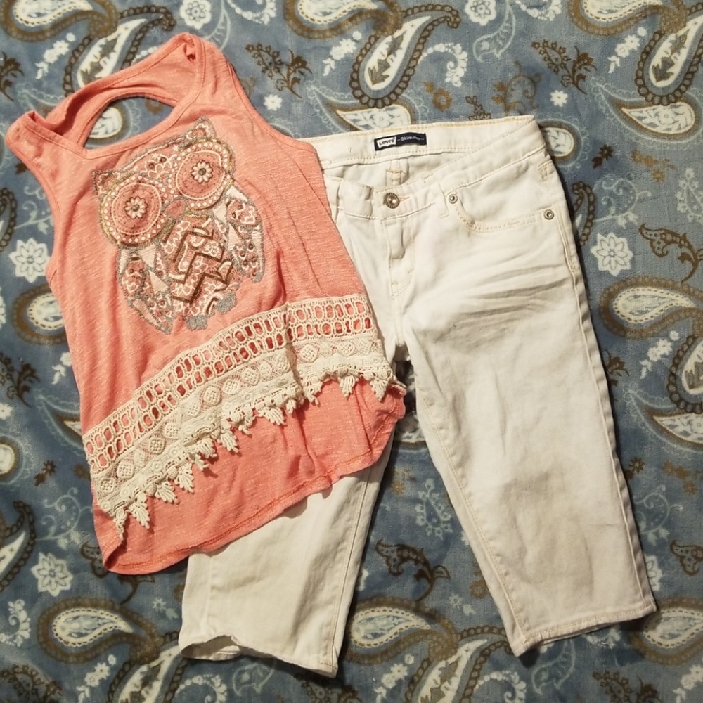 2 Piece Girls Top/Bottom Outfit